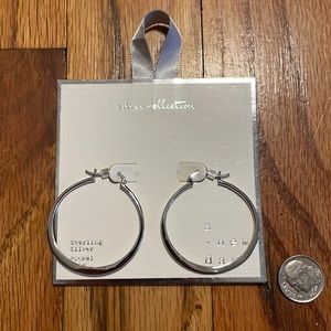 Sterling silver Hoops